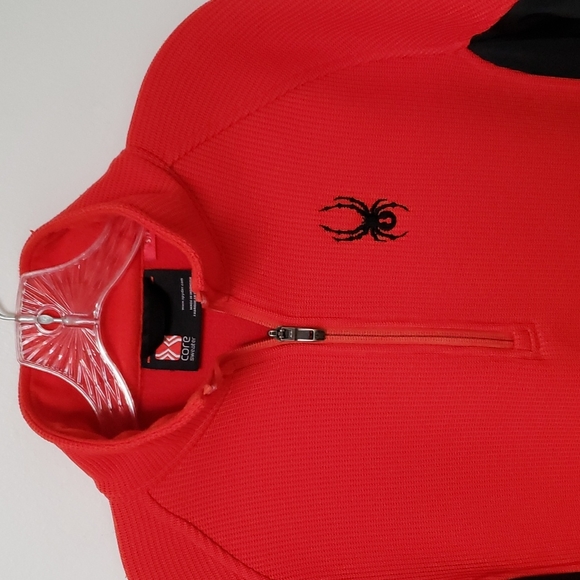 Spyder Core sweater red half-zip - Picture 4 of 16